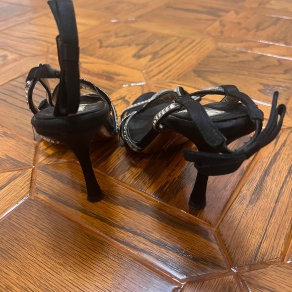 😻 HOST PICK! Christian Lacroix Black Laced High Heels - Picture 5 of 7